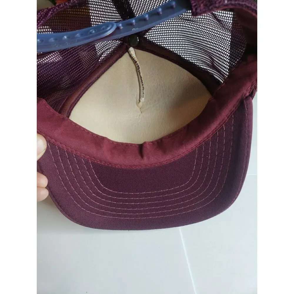 Vintage 80s 90s Nebraska Bass Fishing Tournament Trucker Hat Cap SnapBack Mesh